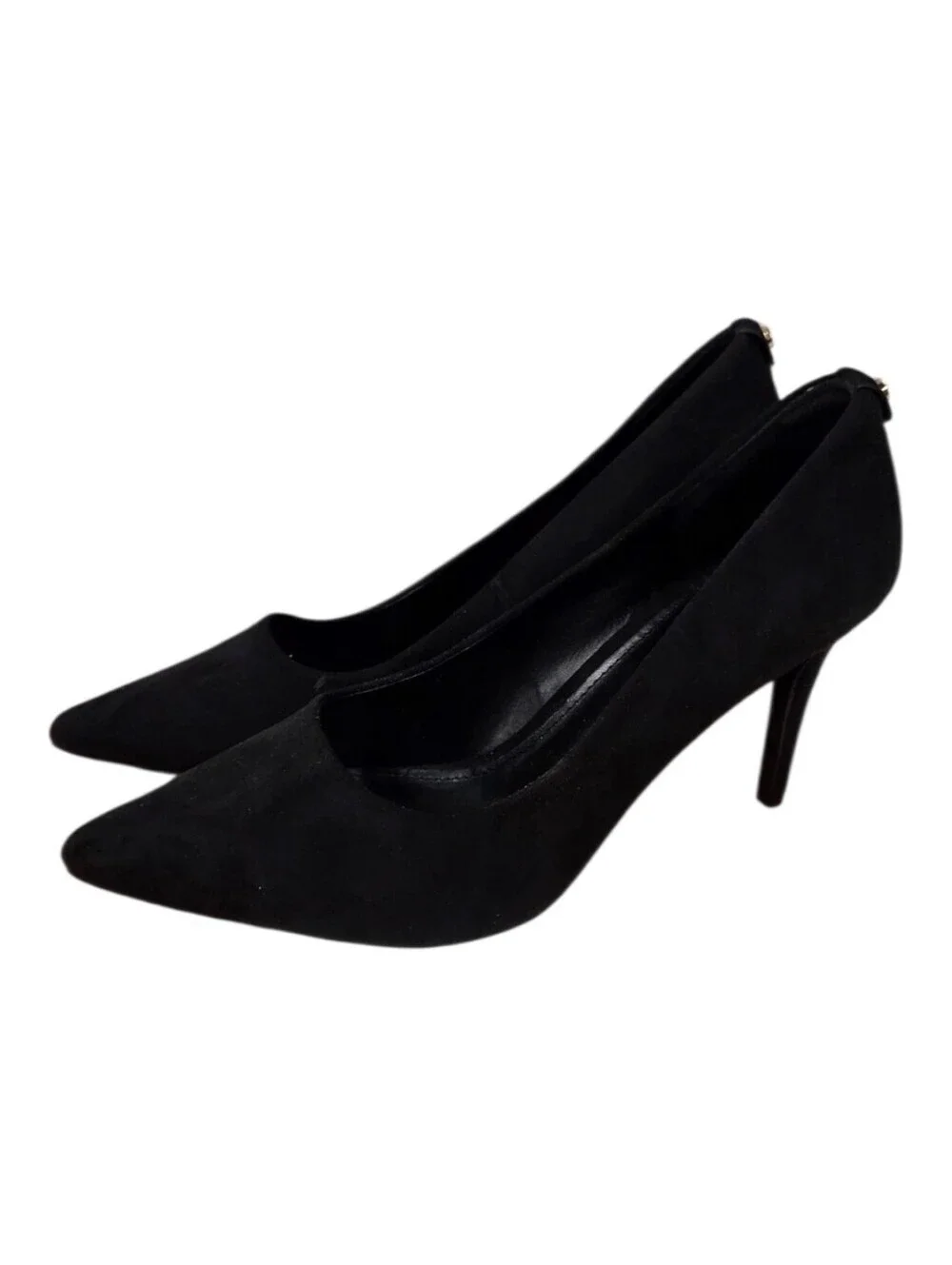 Licigo Black Pointed Cloth Suede Toe 3